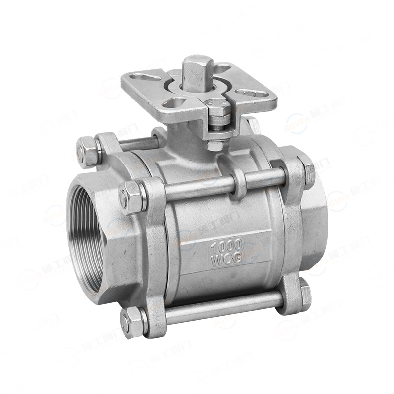 三片式高平台球阀