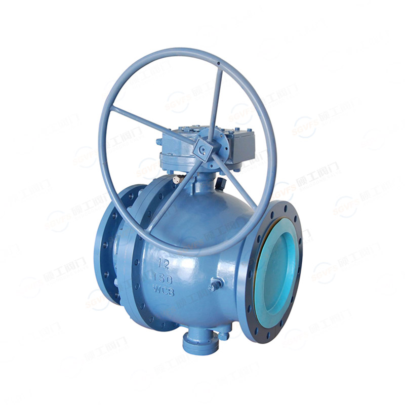 蜗轮固定式法兰球阀