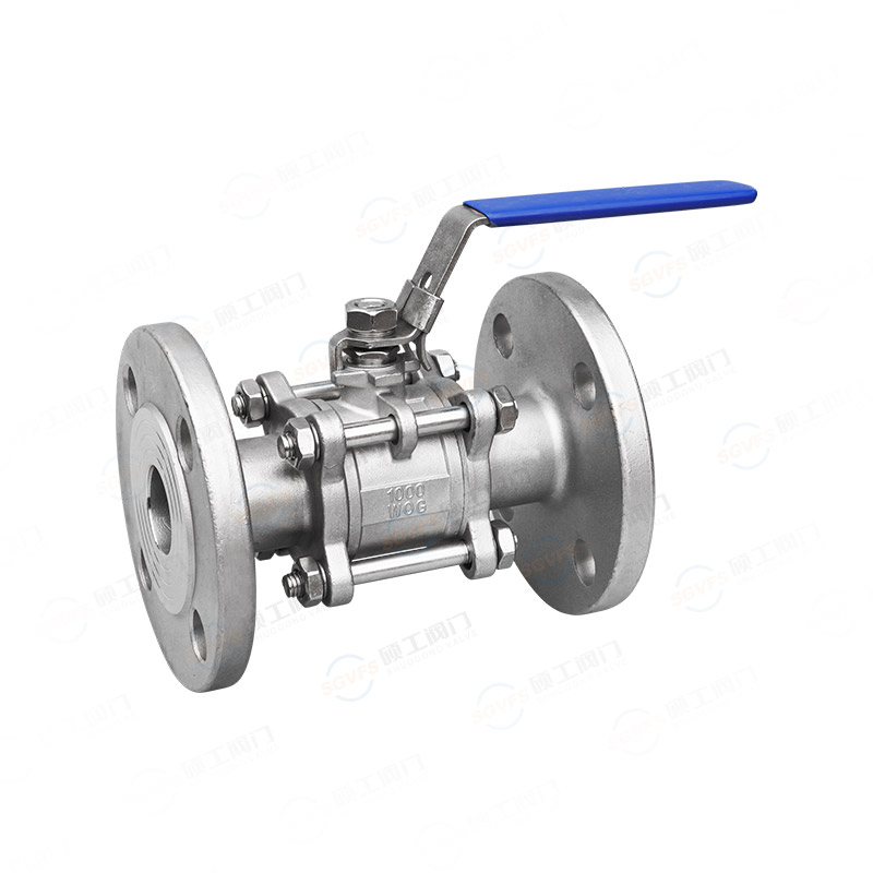 三片式法兰球阀