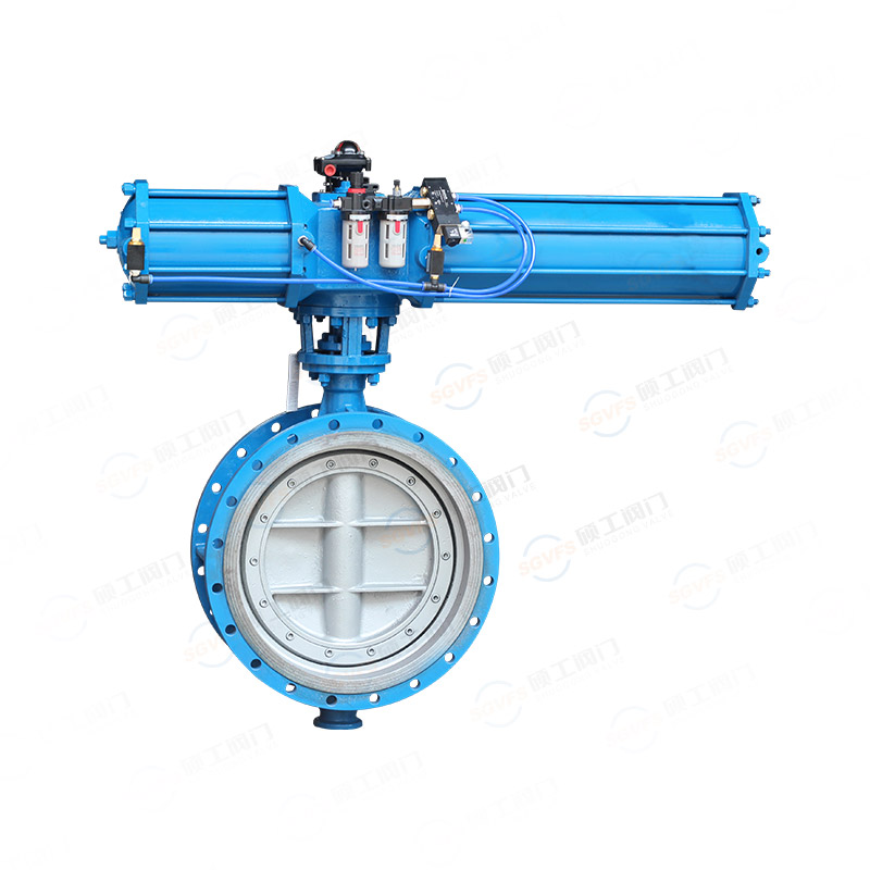 气动法兰蝶阀